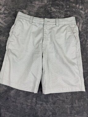 ONeill Mens Gray Casual Flat Front Shorts Size 30 Made In Bangladesh